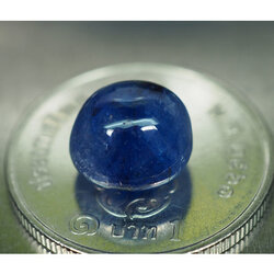 พลอยไพลิน 5.40 กะรัตสีเข้มสวย