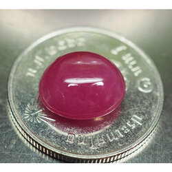 พลอยทับทิม (Ruby) 6 กะรัตสีชมพู