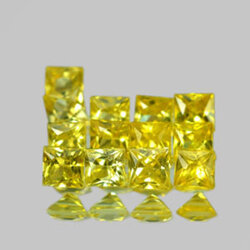 บุษราคัมบางกะจะ 1.16 กะรัต 13 ชิ้น 2.2 มิล