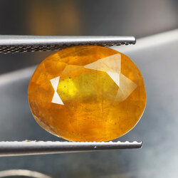 บุษราคัมอัฟริกาสีเหลือง (Sapphire) 8.50 กะรัต