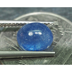 พลอยไพลินหลังเบี้ย (Sapphire) 3.30 กะรัต