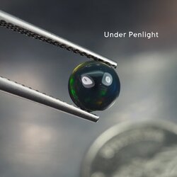 โอปอลหลากสี (ฺBlack Opal) 0.45 กะรัตลดราคา