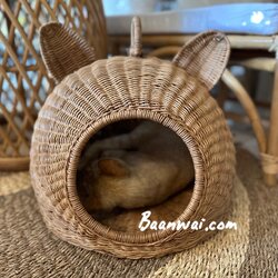 อุโมงค์สัตว์เลี้ยง อุโมงค์หวาย อุโมงค์ ที่นอนสัตว์เลี้ยง