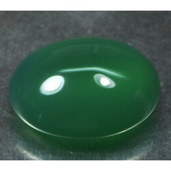 บอตสวานาอาเกต 6.47 กะรัตสีเขียว