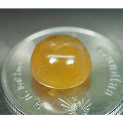 บุษราคัมอัฟริกาสีเหลือง 5.50 กะรัตสวยมาก