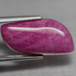 พลอยทับทิมแท้ (Ruby) 9 กะรัตสีชมพูอมม่วง