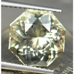 เลม่อนเยลโล่ควอร์ต 4.15 กะรัตแปดเหลี่ยม