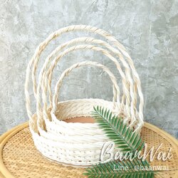 กระเช้า Code-006 ขนมเค้ก ทรงกลม