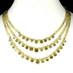 สร้อยซิทรินงาน Handmade น้ำหนัก 223 กะรัต