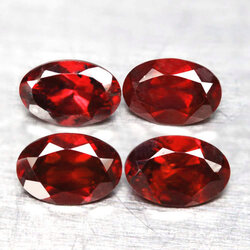 พลอยโรโดไรท์ 2.06 กะรัต 4 ชิ้น