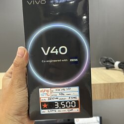 VIVO V40 (5G) (12+256GB) Stellar Silver