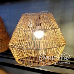 โคมไฟเชือก โคมไฟตกแต่ง โคมไฟ