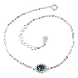 สร้อยข้อมือลอนดอนโทปาสแบบน่ารัก