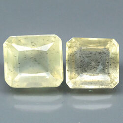 พลอยออร์โธเคลส (Orthoclase/Moonstone) 4.65 กะรัต 2 ชิ้น