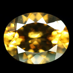 พลอยซิทรินสีเหลืองทอง 2.20 กะรัต