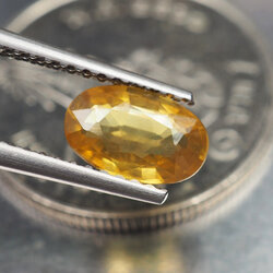 บุษราคัมอัฟริกาสีเหลือง (Songea) 1.20 กะรัต