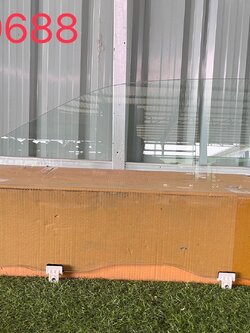 กระจกประตูหน้า L Isuzu D-Max แค็ป หัวเดียว