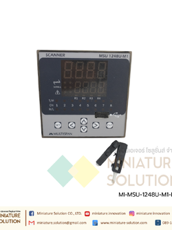MSU-1248U-M1-E3-00 Scanner -8 Channel with RS-485 MODBUS Input Type : J/K/Pt-100/4-20mA DC/0-10V DC/0-20mA 4 Relay
