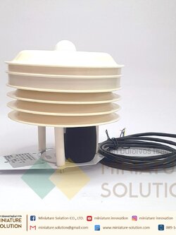 เซนเซอร์ตรวจสอบคุณภาพอากาศ Weather Station Sensor Temperature Humidity Light PM10 PM2.5 Noise RS485 Modbus RTU Outdoor RS485 output (อุณหภูมิ ความชื้น แสง เสียง ฝุ่น PM10)