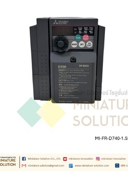 Mitsubishi FR-D740-1.5K-CHT Inverter 1.5KW 2HP Input 3-Phase 380-480VAC Output 3-Phase 380-480VAC 0.2-400Hz D700 Series