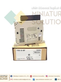 การ์ดขยาย Mitsubishi PLC Expansion Module for use with FX3U Series MITSUBISHI สำหรับ PLC MITSUBISHI : ตัวแปลงการ์ด Analog Input (FX3U-3A-ADP)