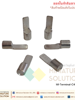 (10 ชิ้น/1 ชุด) หางปลาตรง แบบเปลือย หางปลาต่อเบรกเกอร์ C45-6/10/16/25/35/50/70 (C45-10)