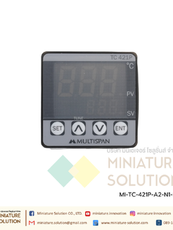 TC-421P-A2-N1-RS Double display PID Controller, 48x48 Multispan