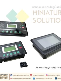 บอร์ดคอนโทรล รุ่น MAM-860/880/6080 ควบคุมการทำงานของปั๊มลมสกรู 7.5-500 แรงม้า RS485 Modbus (B)(T)(V)(200)