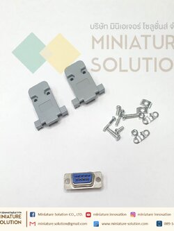 ชุดหัวประกอบ DB-9 DB9 RS232 Male ตัวผู้ Connector socket D-Sub 9 pin PCB Connector RS232 9 Pin Com Port DB9 Head (ตัวผู้)