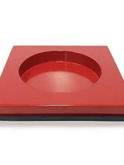 ฐานรองถังดับเพลิงพร้อมป้ายสัญลักษณ์ แดง แซทเทริล