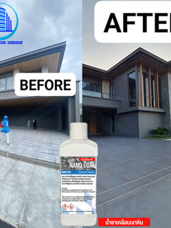 บริการทำความสะอาด เคลือบเงาหิน NANO COAT ก่อนส่งงาน