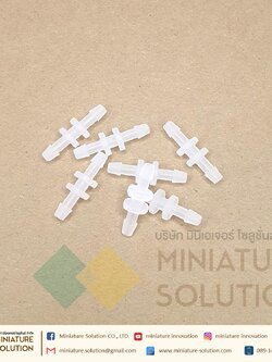 Kamoer ข้อต่อท่อ Plastic hose straight-through connector silicone tube (1/8)(3mm) (3/16)(4.7mm）
