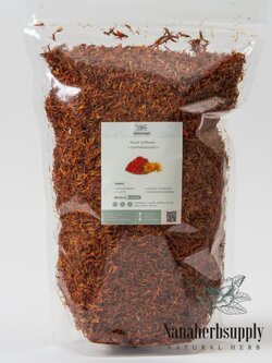 คำฝอยอบแห้ง (Dried Safflower) เกรดดี คัดพิเศษ ขนาด 1 กิโลกรัม