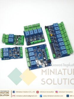 Modbus RTU Relay DC12 โวลต์ 2,4,8Channel - rs485 รีเลย์โมดูล Modbus-Rtu485 relay module 1/2/4/8 5V12V/24V