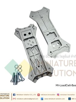 เซนเซอร์ชั่งน้ําหนัก AT8502 ชุดโหลดเซลล์ Load cell ชั่งน้ำหนัก single-point weighing sensor high-precision แท่งสี่เหลี่ยม (แผ่นยึดเซนเซอร์ สีเงิน อลูมิเนียม Aluminum bracket ไม่รวมเซนเซอร์)