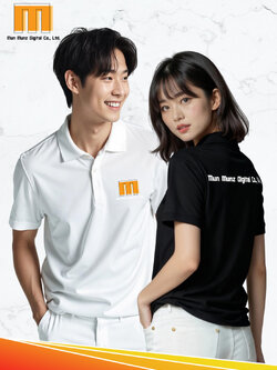 เสื้อโปโล Polo ทรงตรง ไม่มีกระเป๋าหน้า ผ้า TK Micro หลายสี