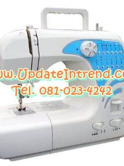 จักรเย็บผ้าซิกแซก จักรเย็บผ้าขนาดเล็ก ตั้งโต๊ะ พกพา จักรเย็บผ้าอเนกประสงค์ เลือกได้ 60 ลาย