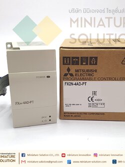 PLC Mitsu รุ่น FX2N-4AD-PT PT100/FX2N-4AD-TC TEMPRATURE สามารถเชื่อมต่อกับ FX0N, FX1N, FX2N, FX2NC, FX3G, FX3GC, FX3U