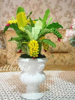 ต้นกล้วย - ต้นกล้วย ประดิษฐ์จากดิน - Banana tree