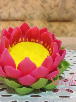 ถาดบัว ประดิษฐ์จากดิน - ฐานบัว ประดิษฐ์จากดิน - พานบัว ประดิษฐ์จากดิน - ถาดบัวดินปั้น - ฐานบัวดินปั้น - พานบัวดินปั้น -Tray