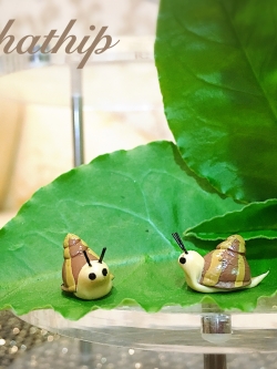 หอยทาก - โมเดลหอยทาก - หอยทากดินปั้น - โมเดลสัตว์ - โมเดลสัตว์เลี้ยง - ตุ๊กตาสัตว์ดินปั้น - Animal model