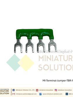 (ราคา ต่อชิ้น) Terminal Jumper : จั๊มเปอร์สำหรับเทอร์มินอล TBR-10 TB1510/TBD10/TBC10 (Jumper-TBR-10-4 ช่อง)