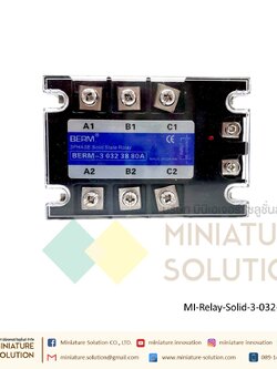SSR Meger SSR โซลิดสเตทรีเลย์ Solid State Relay 3PHASE 3เฟส DC Control AC-AC ( BERM-3 032 38)