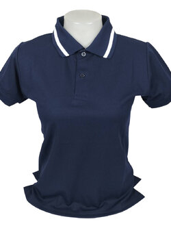 เสื้อโปโลหญิง ไฮโดรเทค เสื้อโปโลหญิงสีกรม