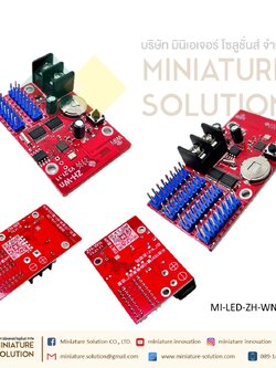 การ์ดควบคุมป้ายไฟ LED control P10 ป้ายเปลี่ยนข้อความ ป้ายไฟ LED วงจรควบคุมป้ายไฟ ZH-WN/ZH-WF(WIFI card)