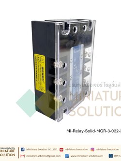 โซลิดสเตตรีเลย์ ไฟ 3 เฟส Three-phase solid state relay MGR-3 032 3840Z 25 40A 60A 80A 100A 200A SSR DC control 4~32 VDC(10A)(25A)(40A)(60A)