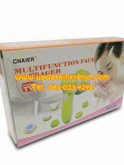 เครื่องนวดหน้า พร้อมหัวขัด 12in1 (Multifunction face massage beauty device - A8781a)