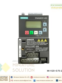 SIEMENS V20 INVERTER 200-240 V 1-phase-AC (6SL32105BB175UV1 220V 0.75KW)