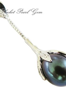 Chic Drop Pearl Sterling Silver Pendant