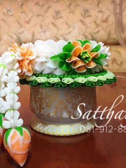 พวงมาลัย ประดิษฐ์จากดิน - Garland